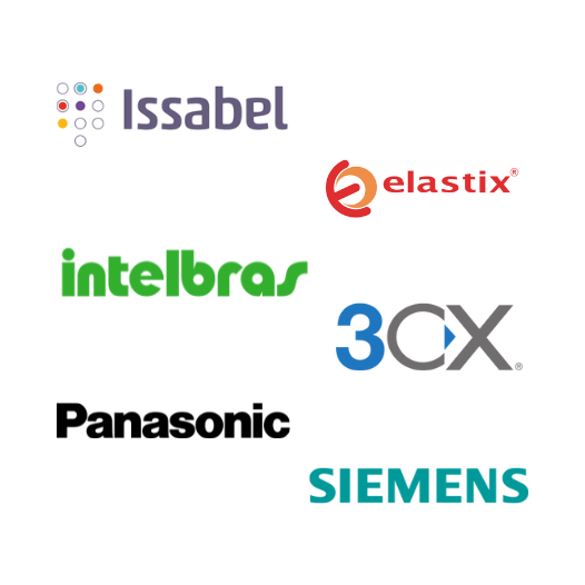 Marcas de PABX parceiras